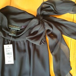 NWT Lane Bryant black dress. Size 14/16.